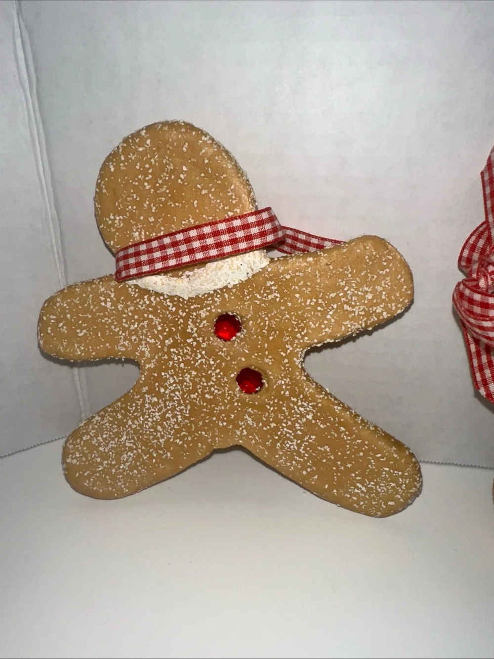 Set of 3 Gingerbread Cookie Ornaments 6”